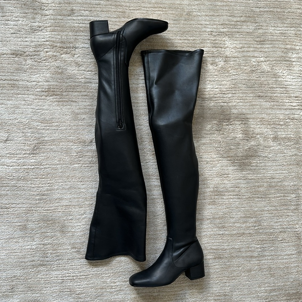 BNIB STAUD Aimee Over-The-Knee Boots in Black - Size 35 - Picture 4 of 9